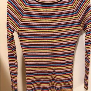 CHANEL Multicolor Striped Knit Top